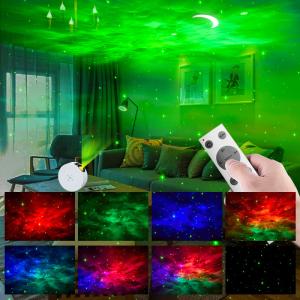 Practical 5V Sky Moonlight Projector , ABS Rotating Moon Star Projection Lamp