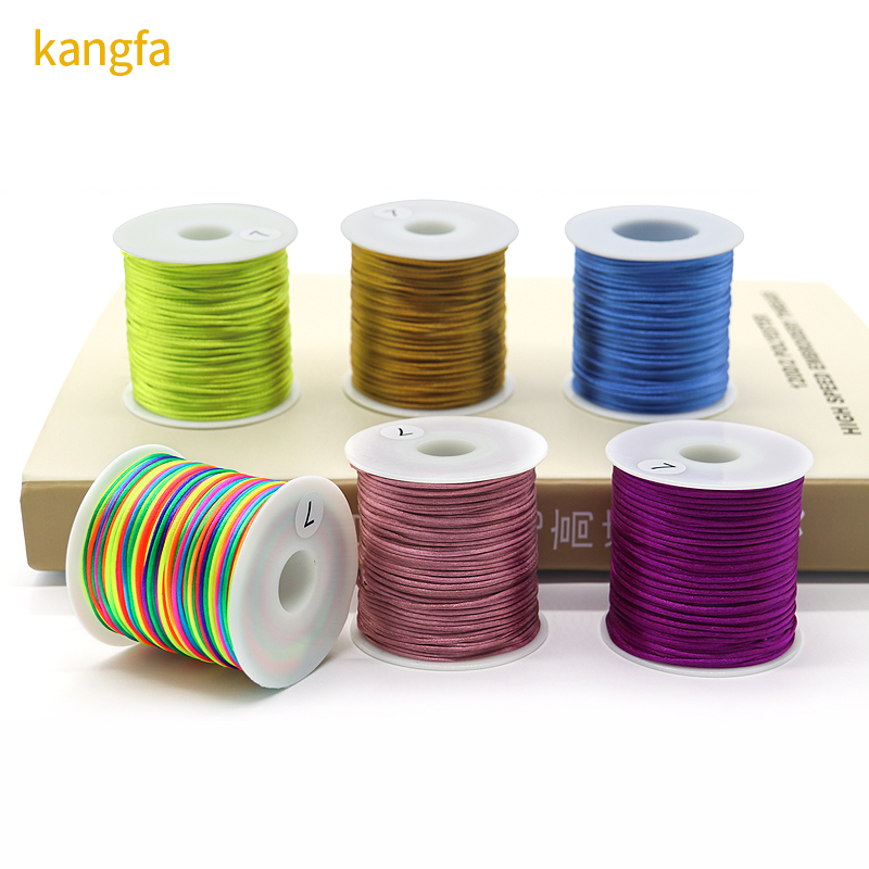 0.8mm Nylon Cord Thread UV Protected for Braiding Chinese Knot Macrame Bracelets