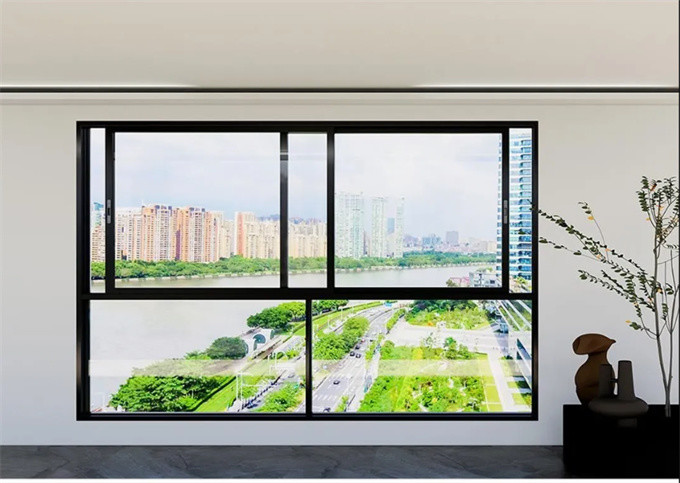 End Folding Screen Aluminum Alloy Sliding Windows With Original Design And Durability