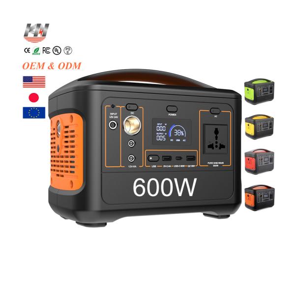 153600mAh 600W Lithium Battery Solar Generator 110V/220V AC Portable Engergy USB