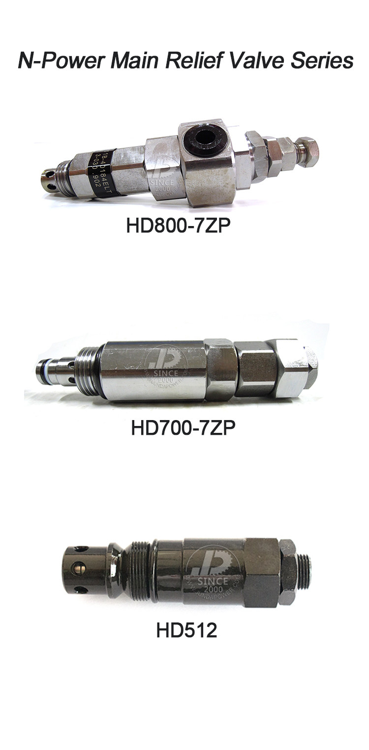 Kato Unload HD512 HD700-7 Main Relief Valve