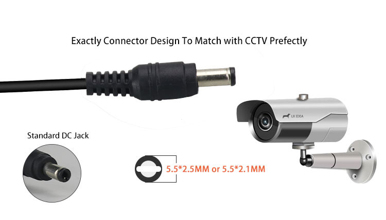 12W AC Switching Adapter 12V 0.5A 1A 2A 2.5A 3A Switching Power Supply Adapter