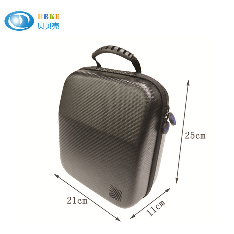 Portable EVA Headphone Case , Hard Shell Earphone Carrying Case PU + EVA
