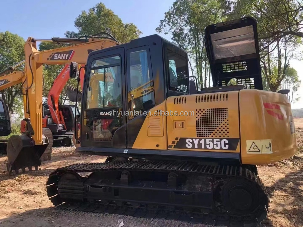 0.53m3 Sany SY60 Excavator With ISUZU Engine Original Paint Color
