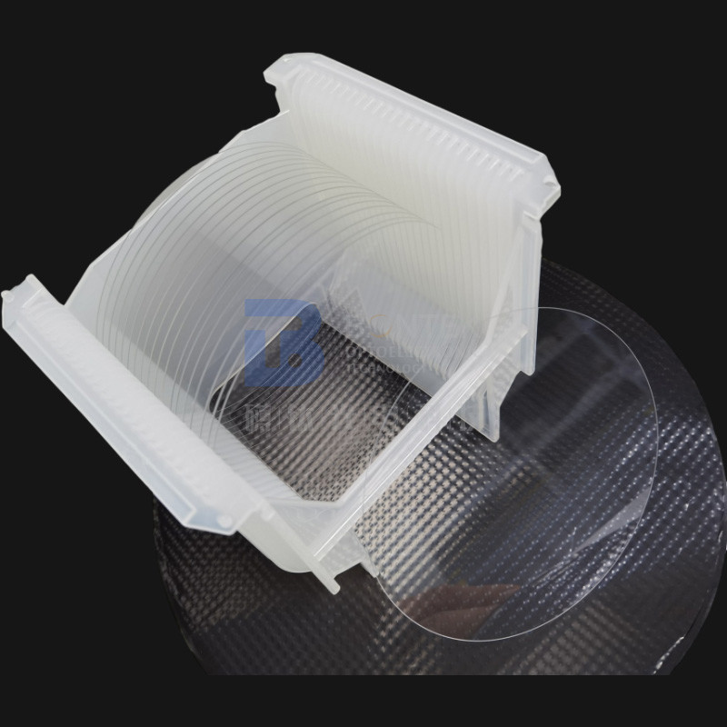 Black 4 Inch 0.35mm Lithium Tantalate Wafer Polarized For SAW / BAW Applications