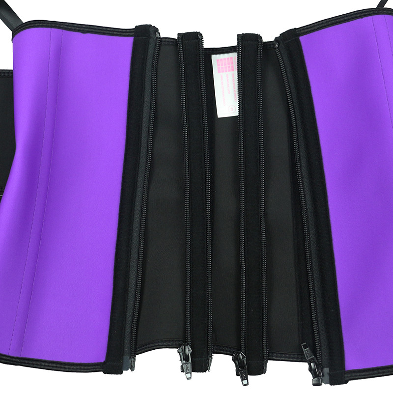 Three Layers 9 Boned 6XL Women'S Latex Waist Trainer With Zipper