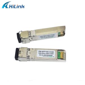 DDM Duplex LC SFP+ Optical Transceiver 100GHZ 10G DWDM 80KM For Data Center
