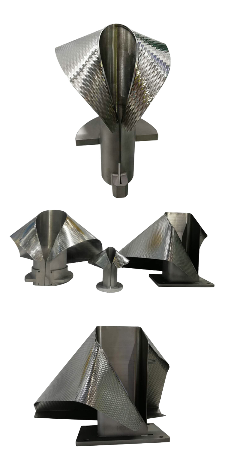 SS 304 Food Bag Formers , Forming Shoulder For VFFS Packaging Machinery