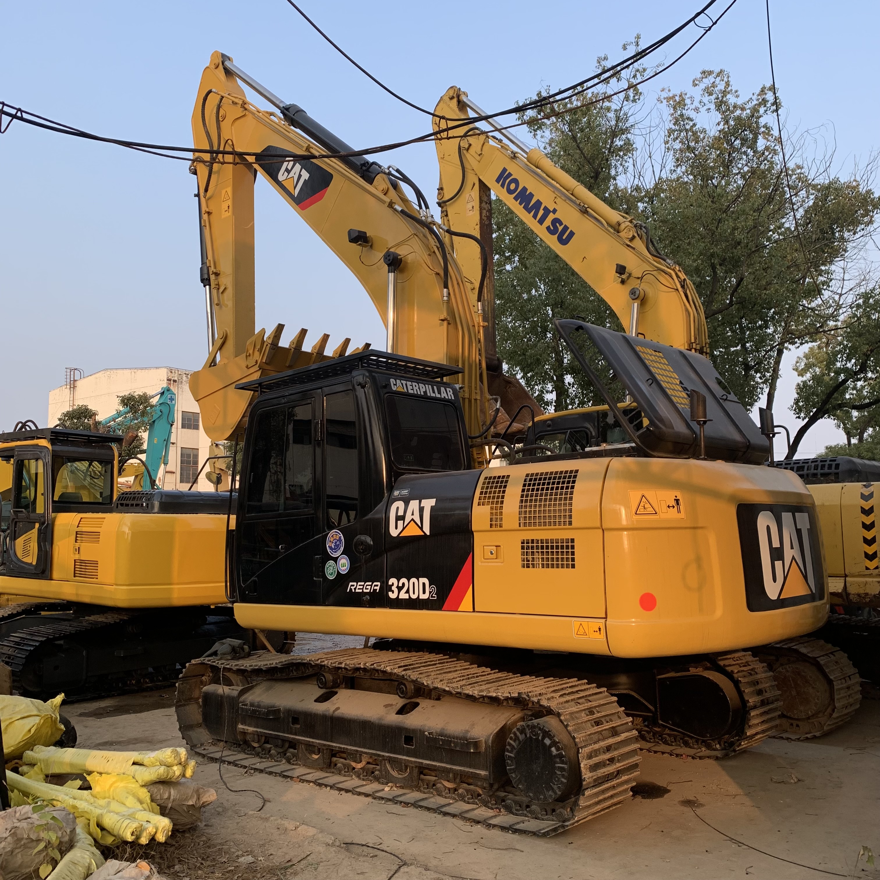 Original Cat320d 20 Ton Excavator 103KW Operating Weight 20930 Used for Construction