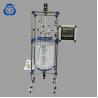 Buy cheap 100 Liter Lab Glass Reactor , Stainless Steel Glass Reactor Vessel High from wholesalers