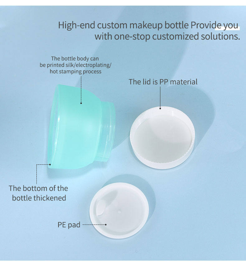 PP Material 2024 Colored Face Cream Jar Container 5G/10G/20G/30G/50G Cosmetic Jar Cream Bottle for Customized Skincare