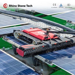 Clean PV Panels Tools Machine Solar Panel Cleaning Robot with Lithium Battery