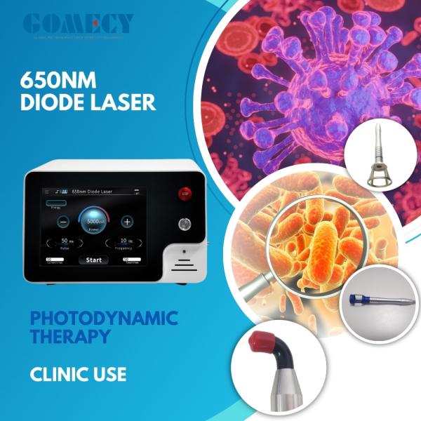 5000mW Maximum Cooling Capacity Gomecy's Medical 650nm Photodynamic Therapy