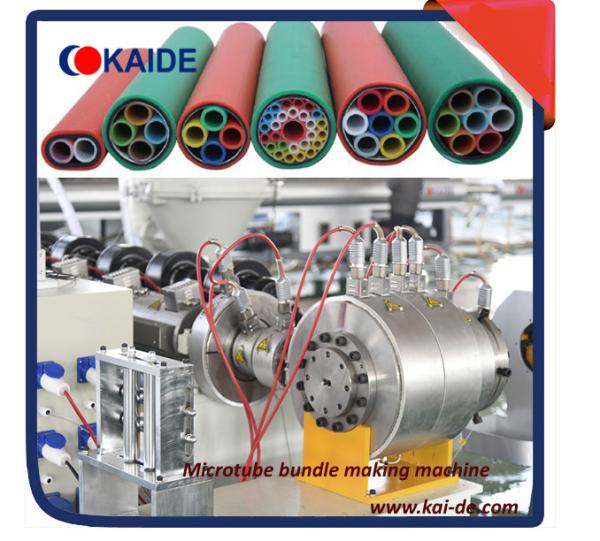 Air blowing Telecommunication PE microduct production machine 5/3.5mm, 10/8mm,12