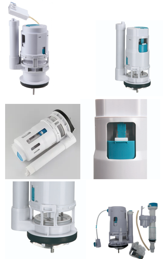Toilet Tank Fittings 3-inch Large Diameter Water Discharge Valve With Inline Control
