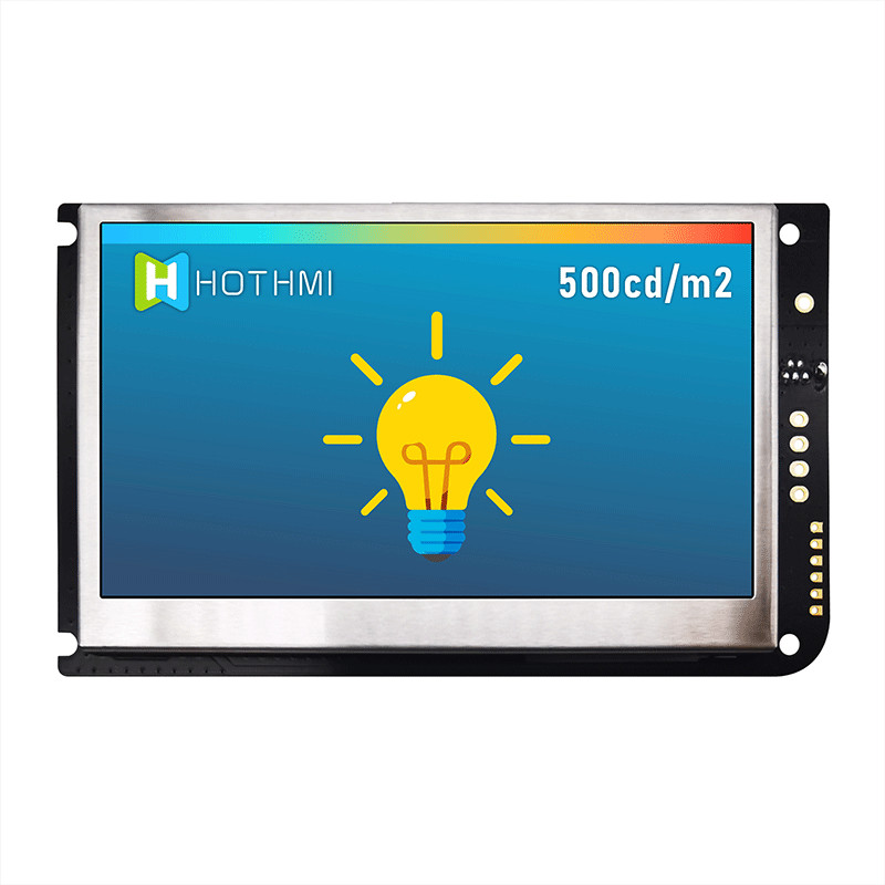 4.3 Inch UART Resistive Touch Screen TFT LCD 800x480 Display With Lcd Controller Board