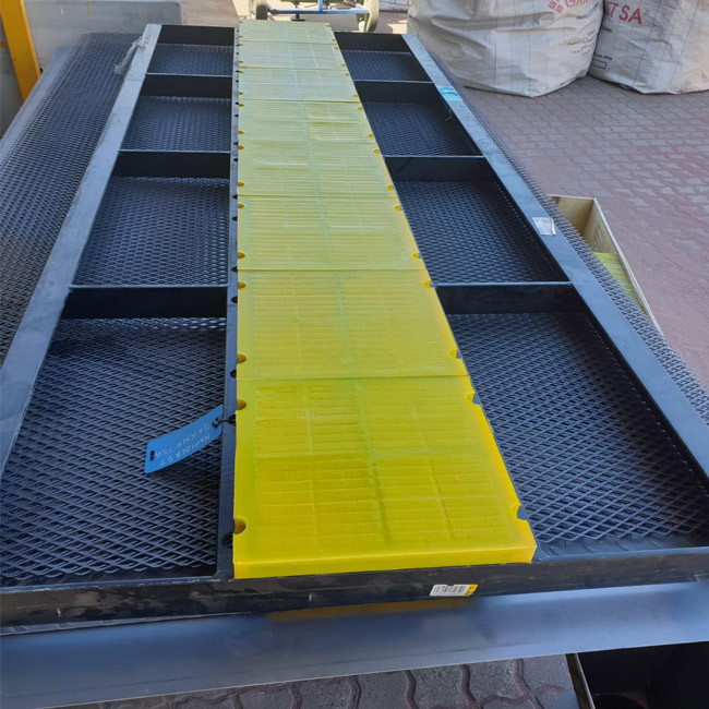 40mm Thickness Polyurethane Screen Mesh PU Mesh Used For Quarry Washing Plant