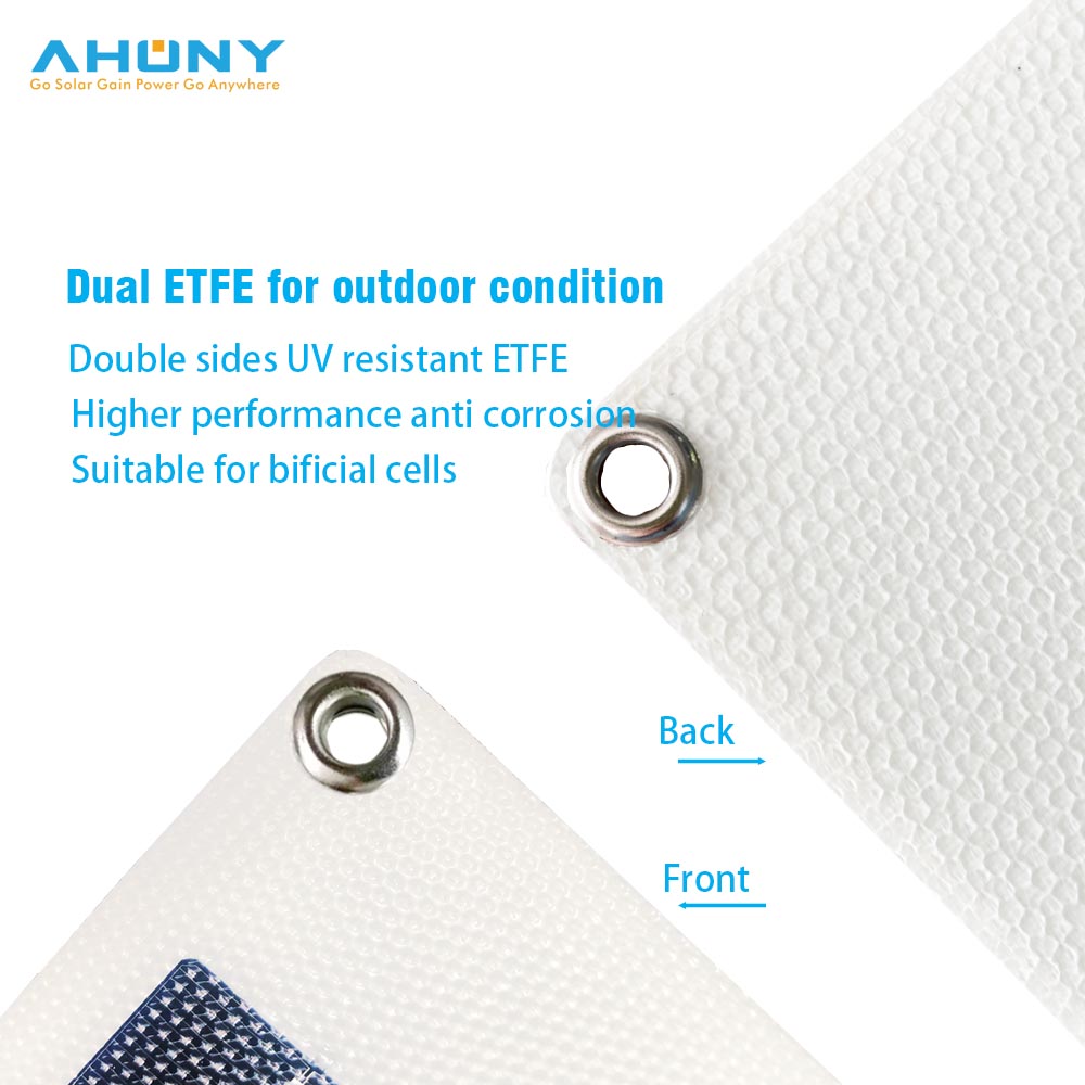 Mono Bifacial Bendable Solar Panel ETFE 110w Flexible Solar Panel For Rv Boat Yacht
