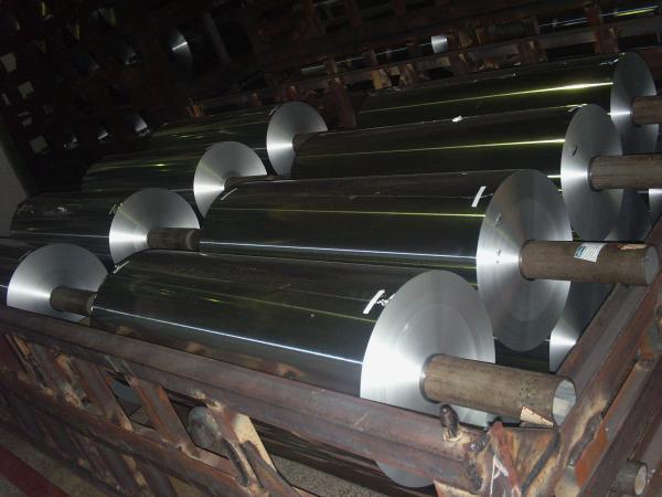 Heat Sealing Commercial Aluminum Foil Roll High Flexibility AA8011 Thickness 0