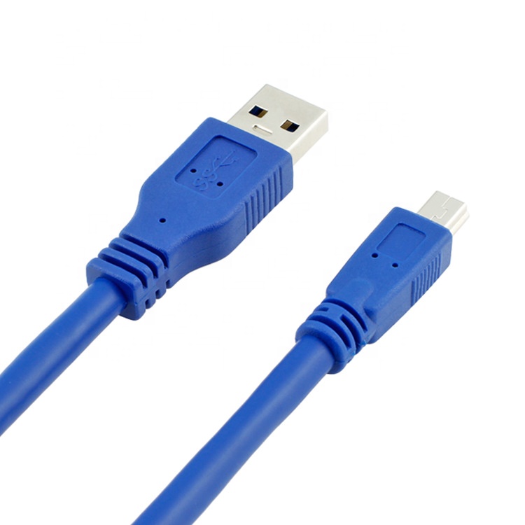 High Speed 5Gbps USB 3.0 Type A Male to Mini B 10 PIN USB 3.0 Extension Cable