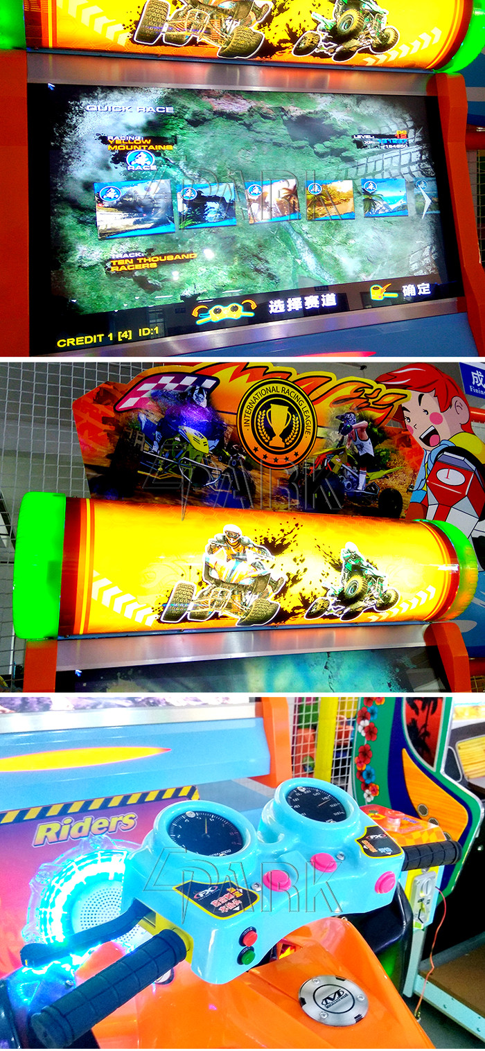 Coin Operated Video Motor Racing Game Machine 1 Player