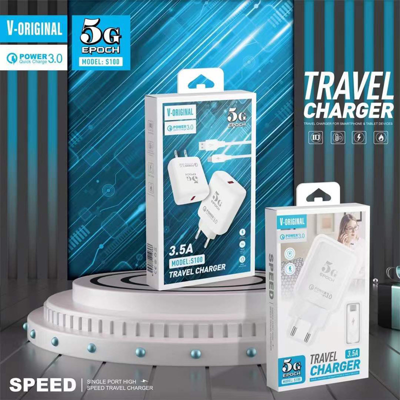 High Speed 3.5A Single USB Charger Kits Travel Charger For Iphone