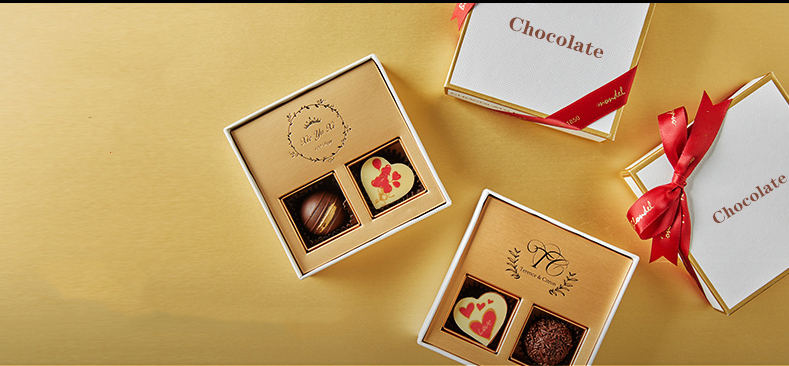Paperboard Liner Type Chocolate Packaging Gift Boxes for Custom Design