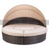 Buy cheap Outdoor Rattan Sofa Bed with Uv Resistant and 4 Cushions for from wholesalers