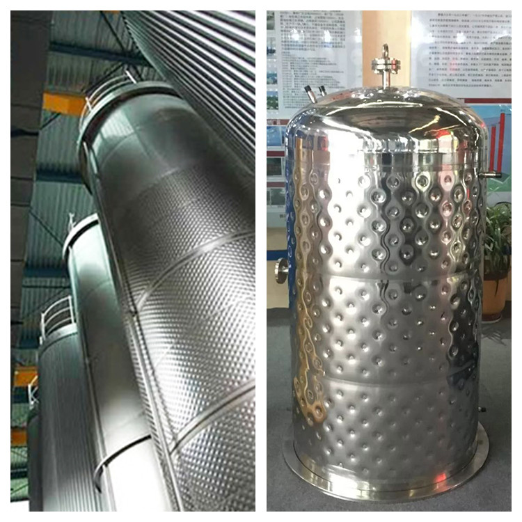 600L Stainless Steel Beer Fermentation Tank With Pillow Plate