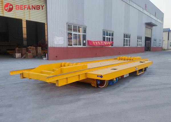 Industrial Battery Powered Rail Flat Car 20 Ton