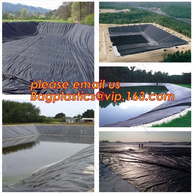 2mm HDPE reinforced polypropylene geomembrane for landfill,Geomembrane fish farming Pond Liner Hdpe Geomembrane BAGPLAST