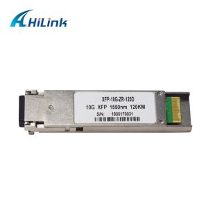 LC Connector 10G XFP Transceiver 1550nm 100KM ZR Dual Fiber Single Mode DDM