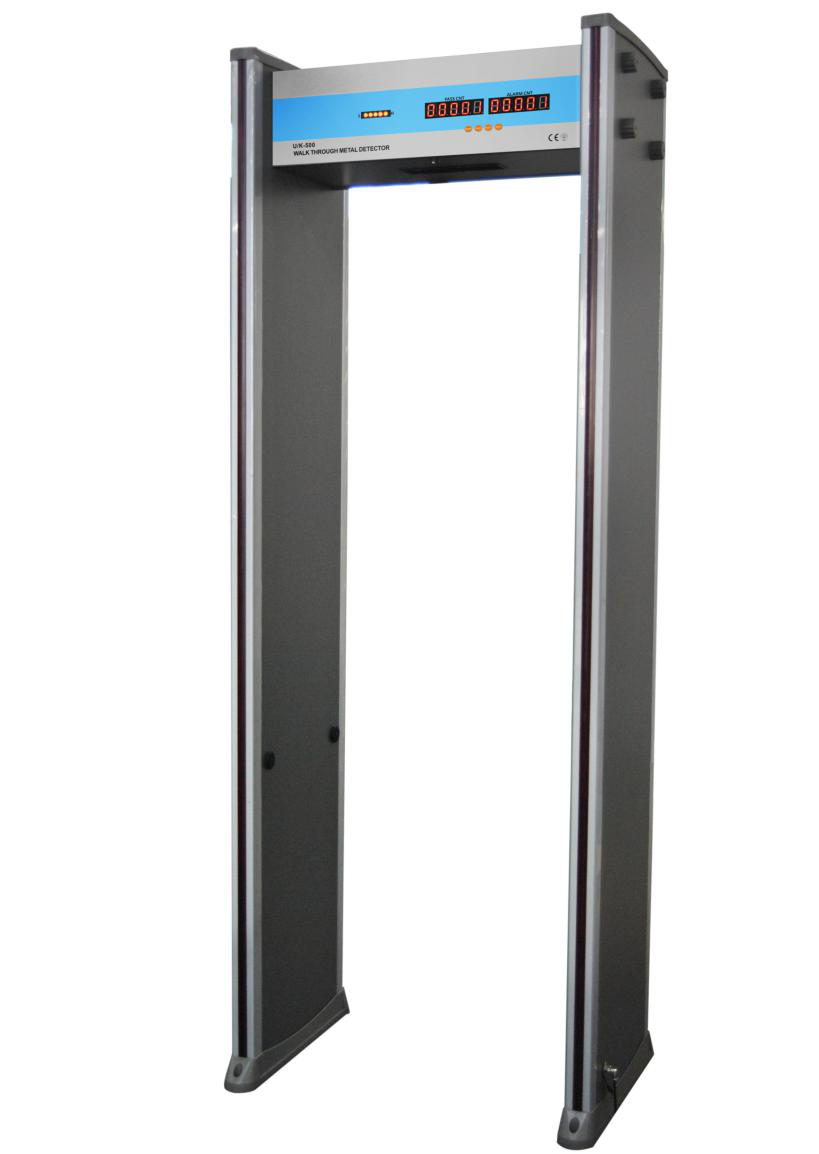 ABNM-600A arched walkthrough metal detector gate with LED lights