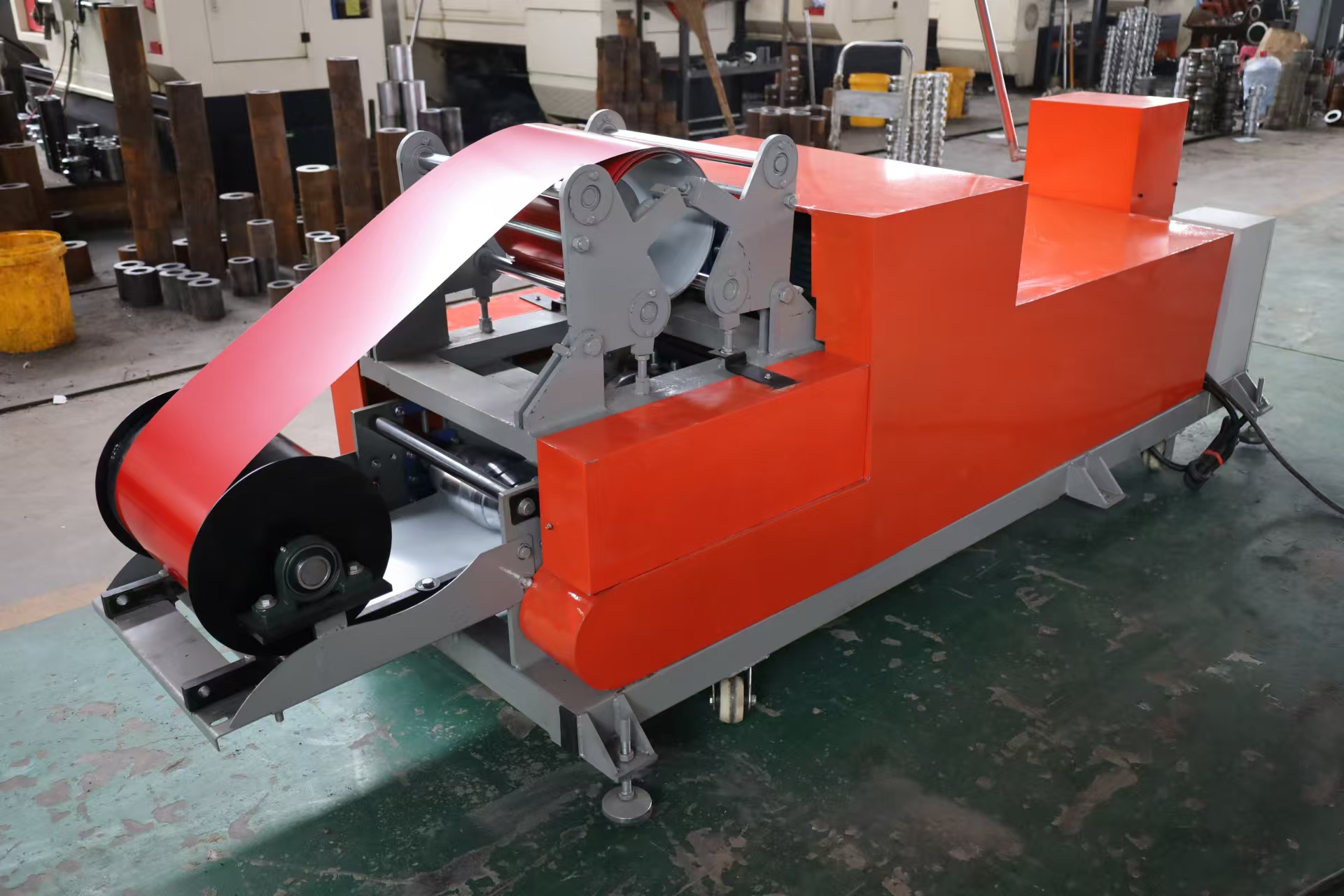 Aluminum Rain Drain Water Gutter Roll Forming Machine For Metal