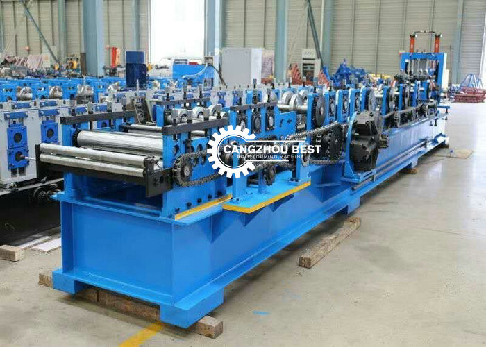 Automatic Roll Forming Machine C And Z Purlin Steel Channel Quick Change