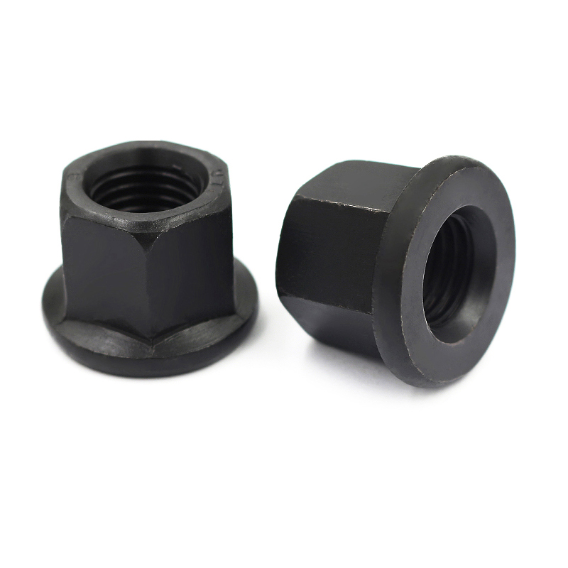 ISO Standard High Flange Nut with Pad Plate Nut/Hexadecimal Flange Thickening Nut M10-M30