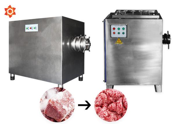 500kg/H Professional Meat Grinder Machine For Sausage Making 100mm Hole Cutter