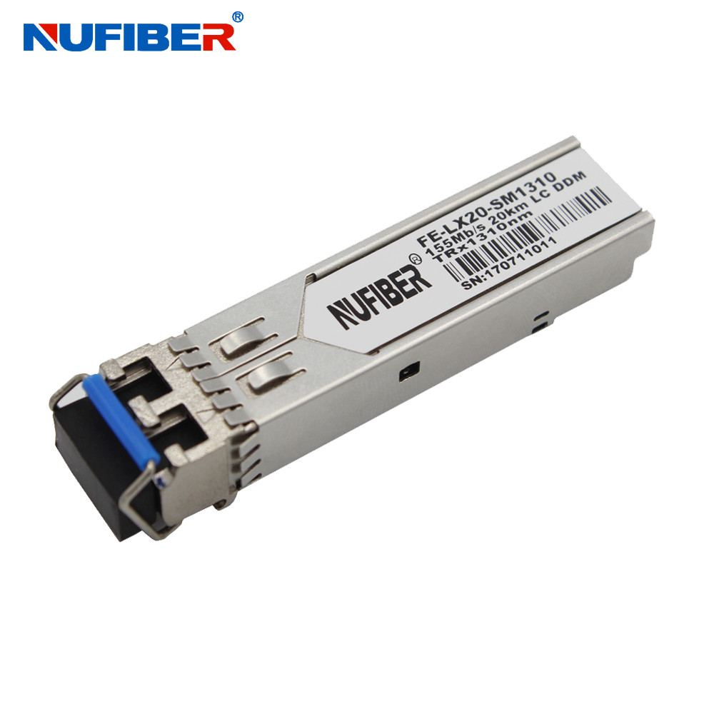 155Mb/s SFP Transceiver Singlemode dual fiber 120km 1550nm LC DDM