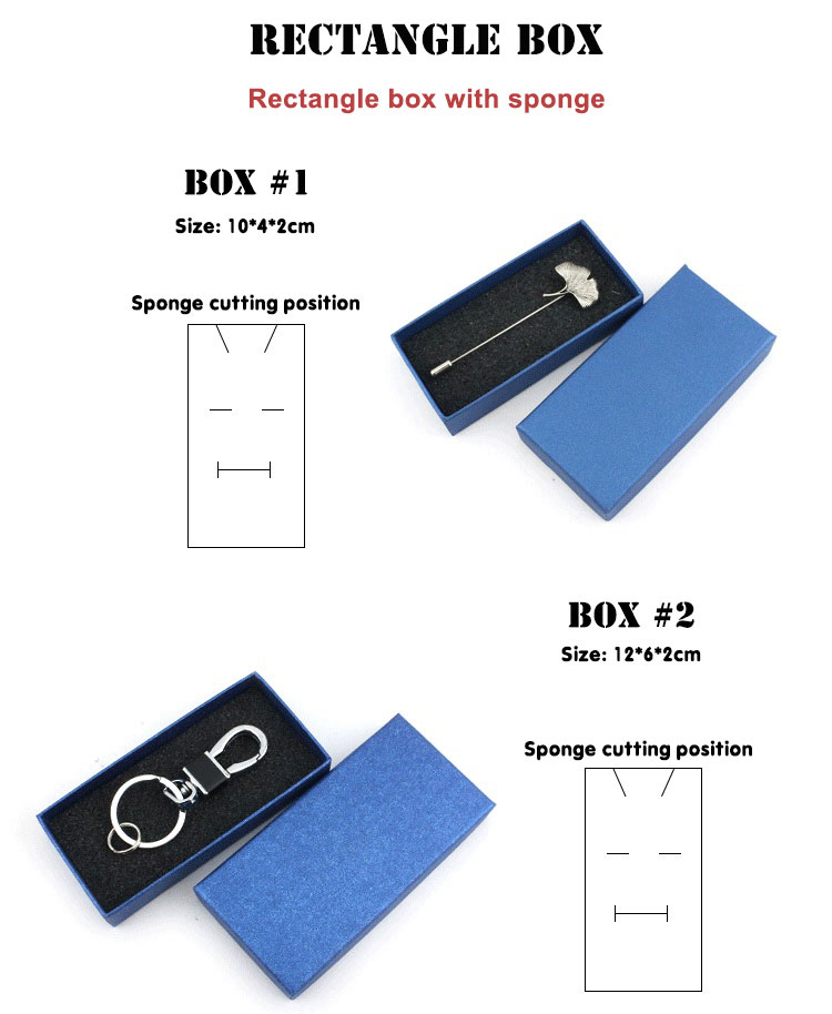 Varnished Kraft Paper Cardboard Jewelry Gift Boxes Bulk For Necklace Presentation Packaging