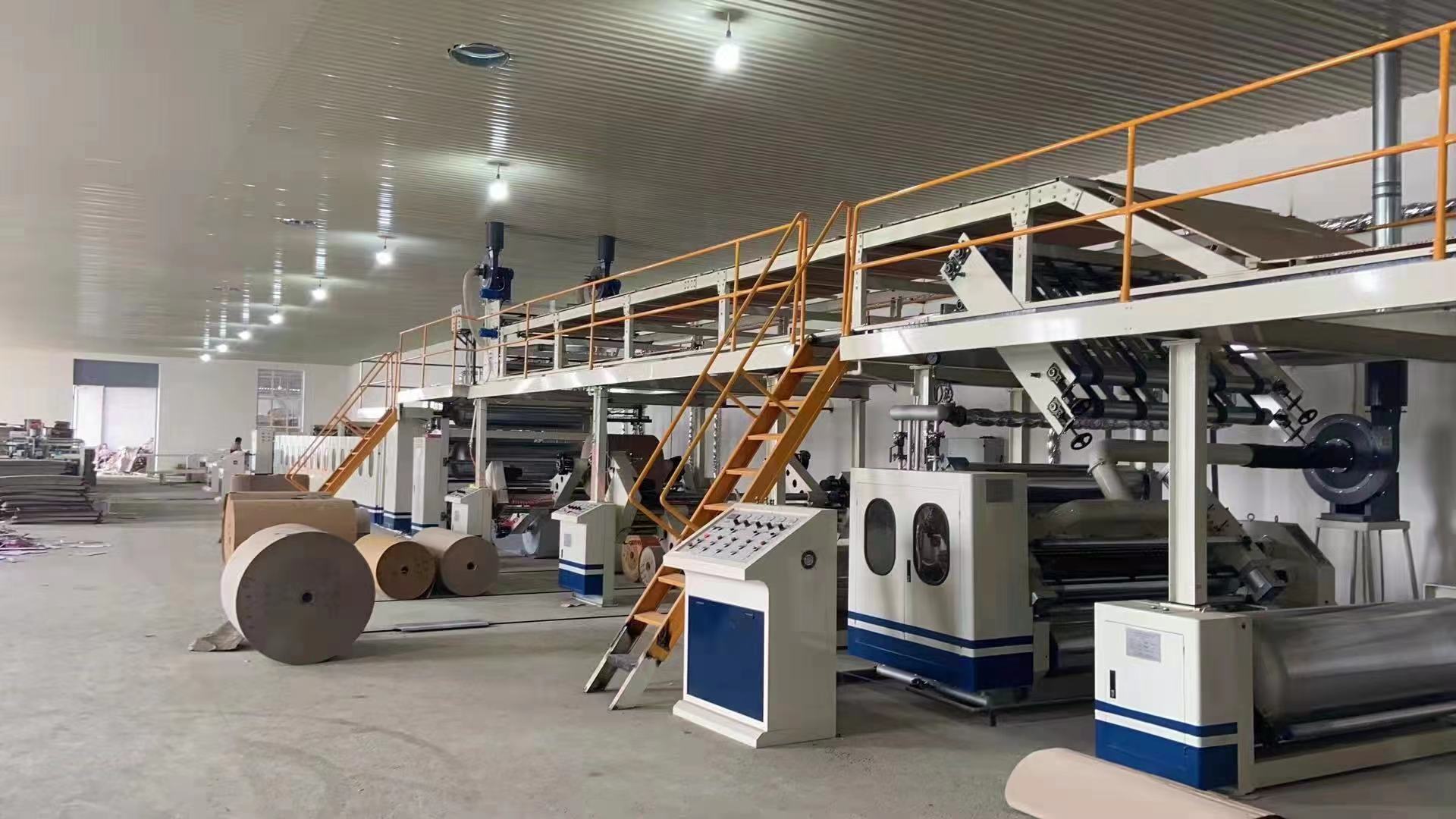 Corrugated Cardboard Production Line With 3 5 Or 7 Layers And Advanced Technology
