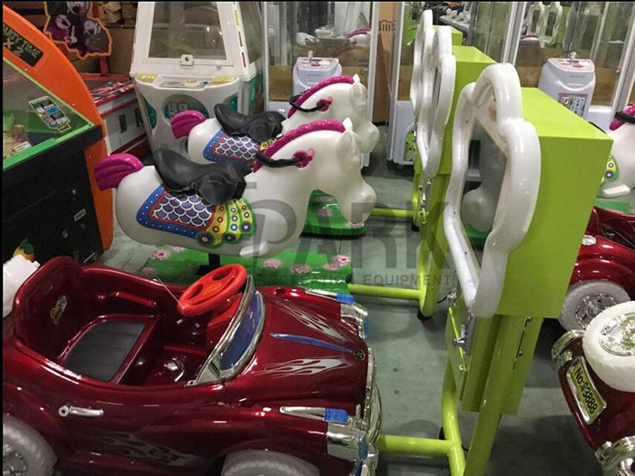 Interesting Design Kiddy Ride Machine Playground Car Arcade Game Swing Machine