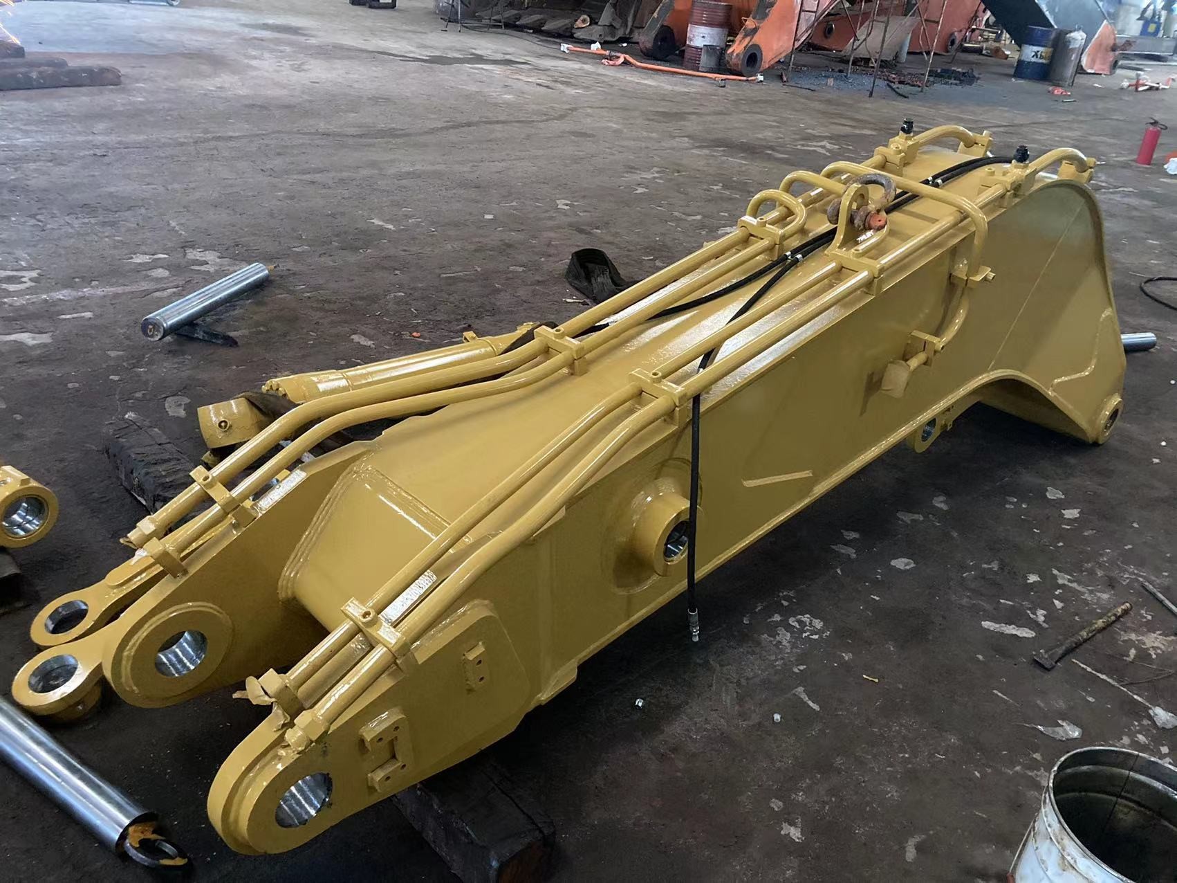 Short Excavator CAT313 Tunnel Arm Multipurpose Q355B Material