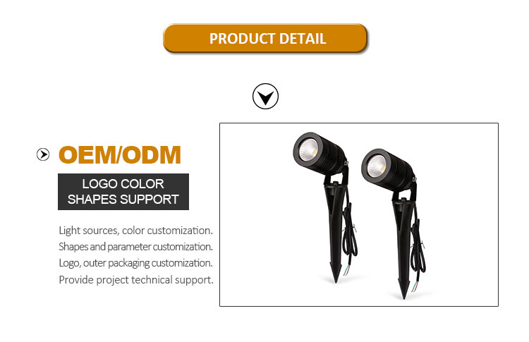 10W Warm White Outdoor Garden Spot Lights Yard Pathway LED Spike Light
