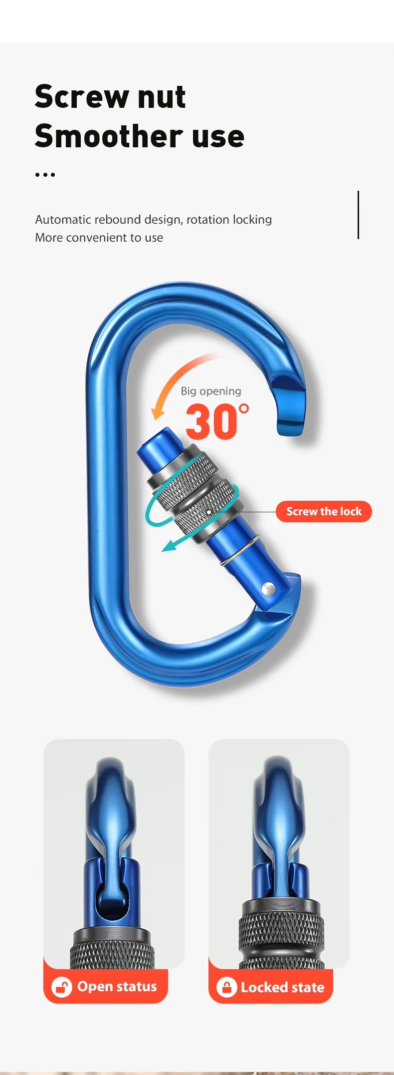 Climbing Hook Anti Slip Design Promotes Safety Perfect For Outdoor Sports Ideal For Beginner Climbers