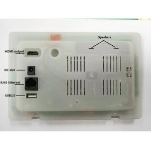 Customized LED/NFC/RS485 Meeting Room Display 7 Inch Android Rooted Wall Mount