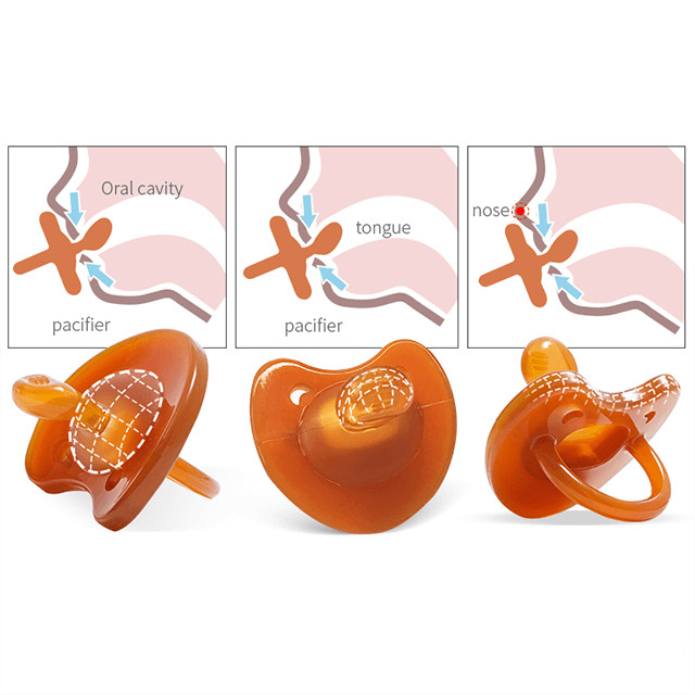 Baby Food Grade Silicone Daily And Night Pacifier Super Soft Liquid Silicone Mother Baby Pacifier