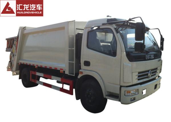 5CBM Waste Garbage Truck , Easy Operation Refuse Collection Truck Environment