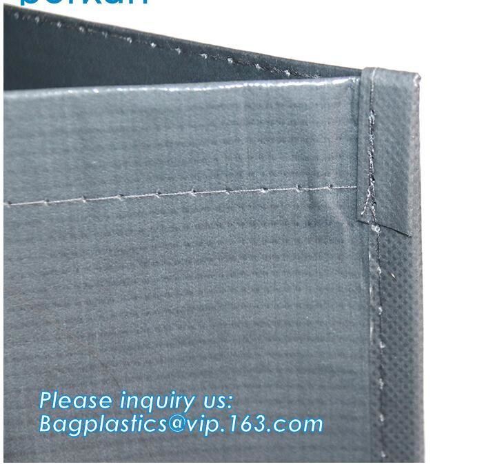 Wholesale factory custom fashion laminated non woven bag, Shopping printing fabric insulated foldable bag, custom pp non