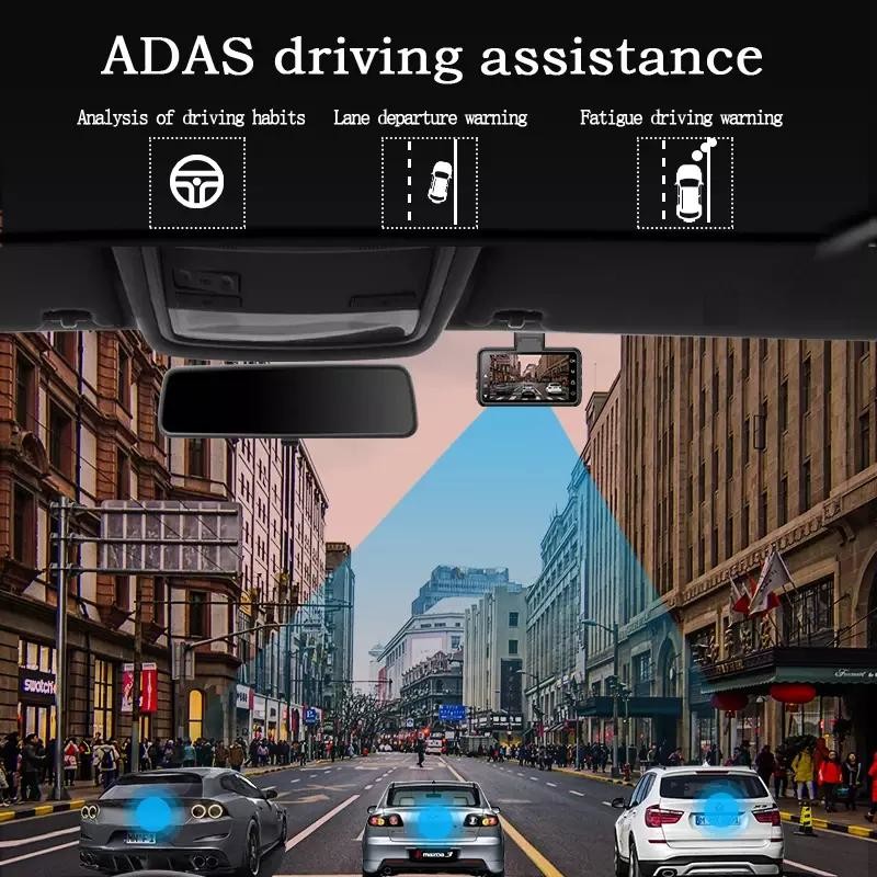 3Inch Full HD Live Stream Dash Cam Driving Recorder Camera With GPS WIFI