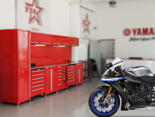 LS-GA005 Customized 1.0mm 1.2mm 1.5mm Garage Metal Tool Cabinet with ODM Support